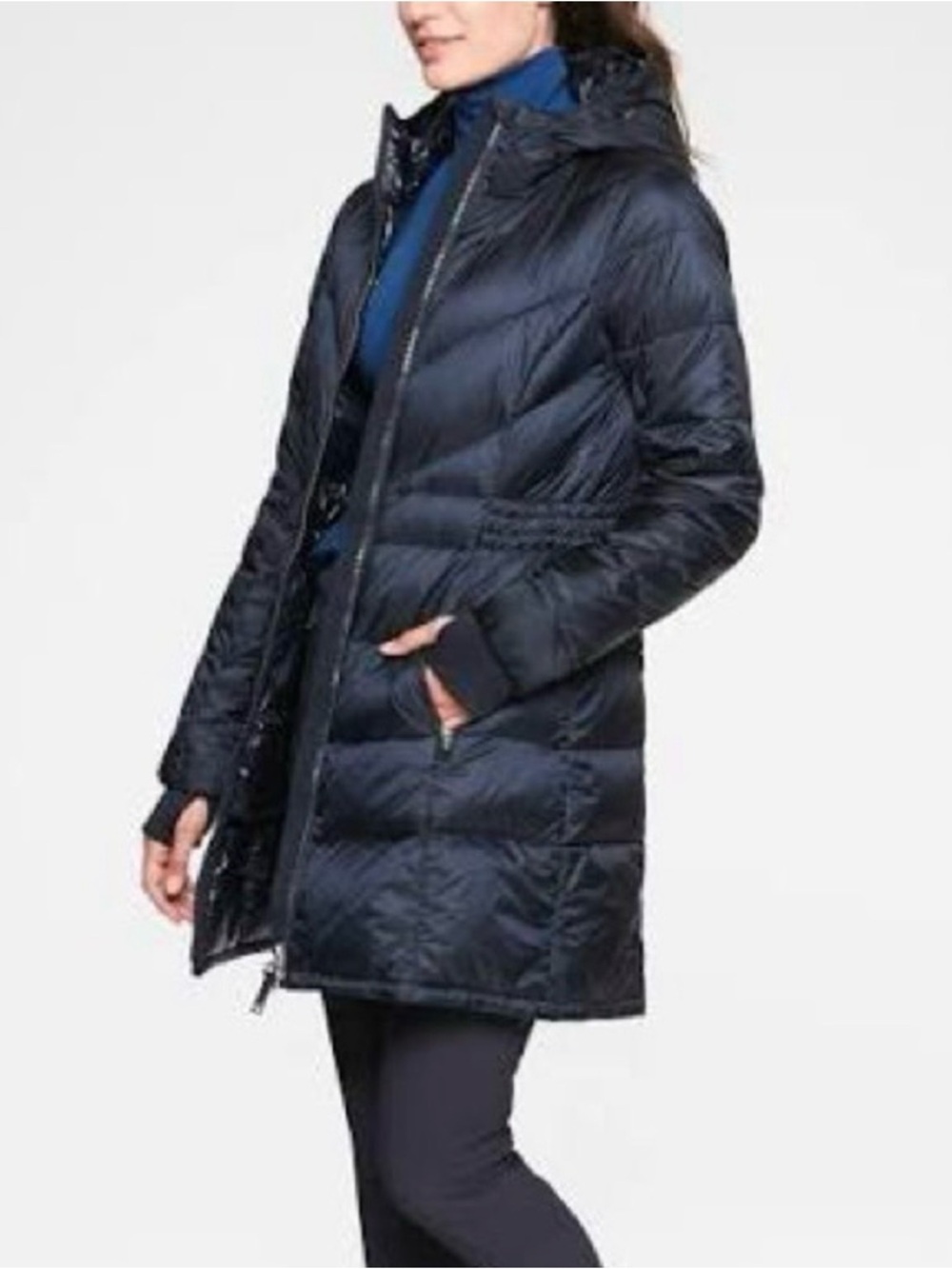 Women’s Athleta Banner Peak Jacket- Navy - Picture 2 of 5